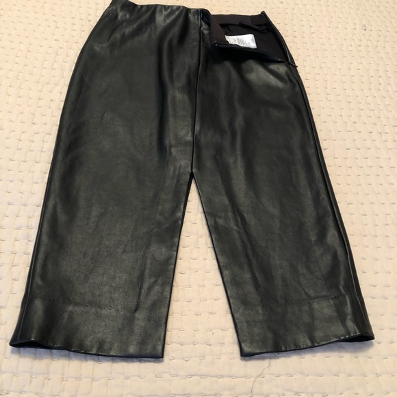 ***NOT FOR SALE****Babaton aritzia black double slit jax pleather high rise - Picture 5 of 8